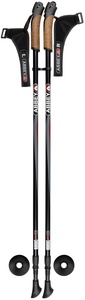 Šiaurietiško ėjimo lazdos NORDIC WALKING 21SR ZRG Black/Red/Grey